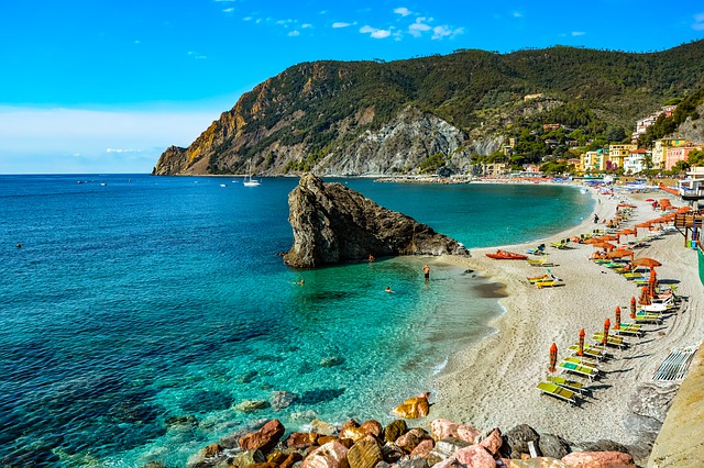Ligurien ist bei Strand-und Badeurlaubern sehr beliebt